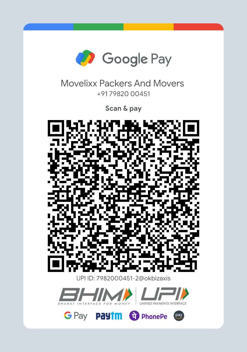 Movelixx UPI QR Code